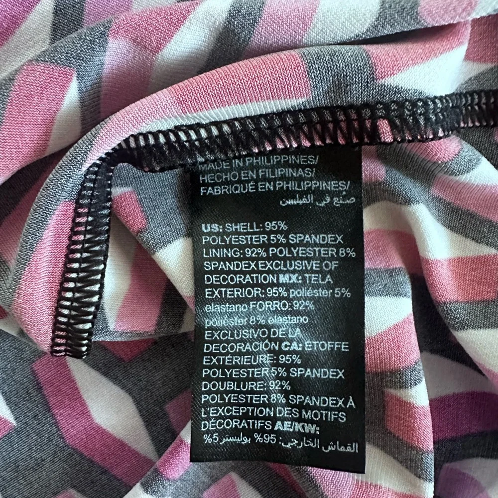 White House Black Market Pink & Black Dress - Size Medium, Perfect Condition - Picture 8 of 9